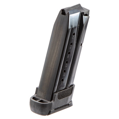 Ruger Security-9 Compact 15 Round Magazine with Adaptor 9mm Luger Alloy Steel Black Oxide Finish