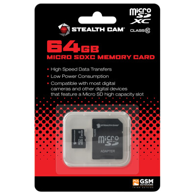 Stealth Cam 64 GB Micro SD Memory Card
