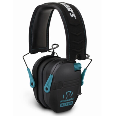 Walker's Game Ear Razor Electronic Slim Folding Earmuffs Teal