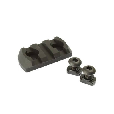 CMC Triggers Conversion Rail from M-LOK to 3 Slot Picatinny Anodized Aluminum Matte Black 81721