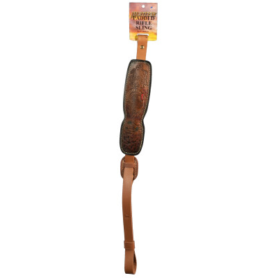 Hunter Company Trophy Custom Padded Sling Turkey Style Fits 1" Swivels Leather Tan