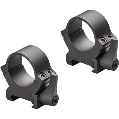 Leupold QRW2 Quick Release 2 Weaver/Cross Slot Style Scope Rings 34mm Tube Medium Height Machined Steel Matte Blac