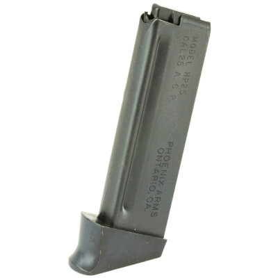 Phoenix Arms HP25/HP25A Magazine .25 ACP 9 Rounds Steel Blued