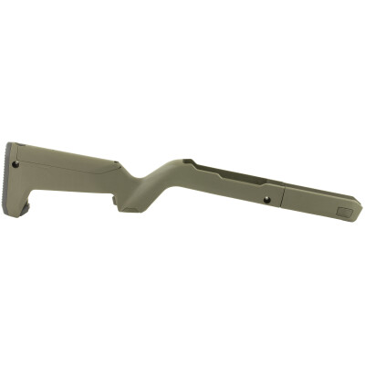 Magpul X-22 Backpacker Stock for Ruger 10/22 Takedown All Factory Barrels MOS SL Non Slip Rubber Butt Pad Reinforced Polymer Construction OD Green