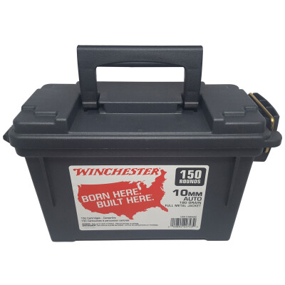 Winchester USA 10mm Auto Ammunition 150 Rounds FMJ-FN 180 Grain