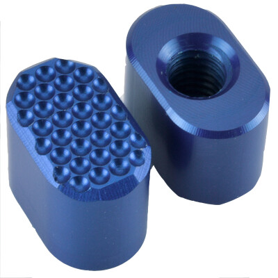 Phase 5 Weapons Systems AR-15 Dimpled Magazine Release Billet Aluminum Anodized Finish Blue