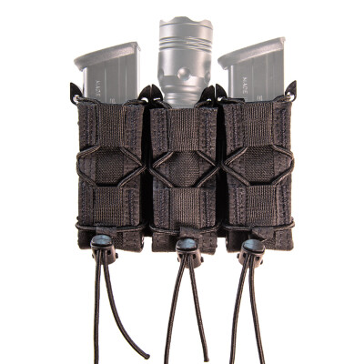 HSGI Pistol TACO Triple Magazine Pouch Belt Mount Black