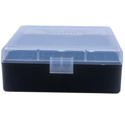 Berry's Ammo Box .38 Spl/.357 Mag 100 Round Polymer Clear/Black