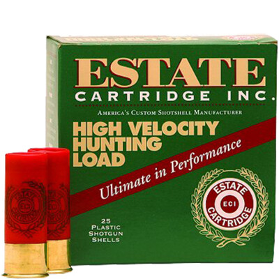 Estate High Velocity Hunting .410 Ammunition 25 Rounds 2-1/2" #7.5 Lead 1/2oz