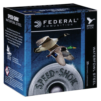 Federal Speed Shok Waterfowl 12 Gauge Ammunition 25 Rounds 2-3/4" #6 Steel 1-1/8 oz