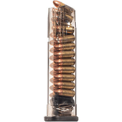 Elite Tactical Systems, Sig P320 Magazine, 9MM, 21 Rounds, Polymer, Translucent