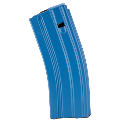 C Products Defense AR-15 5.56 NATO Magazine 30 Rounds Aluminum Construction Blue Finish