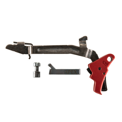 Apex Action Enhancement Kit fits Glock Gen 3-4 (9/40) Pistols Red