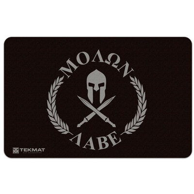 TekMat Molon Labe Armorer's Bench Mat 11"x17" Fabric/Neoprene Black