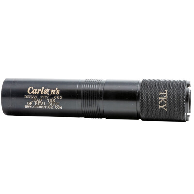 Carlson's Retay Extended Turkey Choke Tube 12 Gauge .665" Diameter Stainless Steel Matte Black