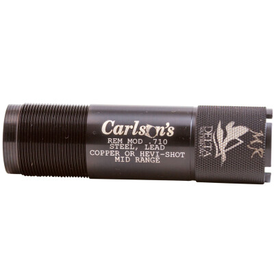 Carlson's Remington Rem Choke 12 Gauge Delta Waterfowl Extended Choke Tube MR Choke Stainless Steel Black Finish