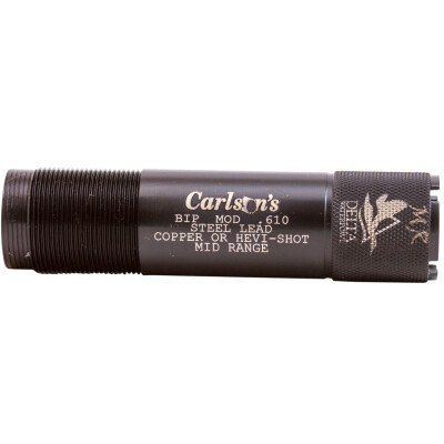 Carlson's Browning Invector Plus 20 Gauge Delta Waterfowl Extended Choke Tube MR Choke Stainless Steel Black Finish