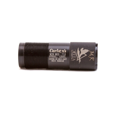 Carlson's Mossberg 500 20 Gauge Delta Waterfowl Extended Choke Tubes MR and LR Choke Stainless Steel Black Finish 2 Pack