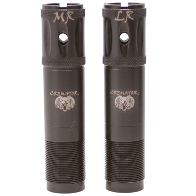 Carlson's Cremator Waterfowl Choke Tube 20 Gauge Extended Ported MR and LR Mossberg 500 Choke Tubes Steel Black Finish