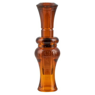 Echo Calls Trash Talker Double Reed Duck Call Acrylic Bourbon