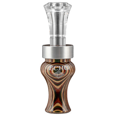 Echo Calls Timber Duck Double Reed Call Half and Half Acrylic and Wood