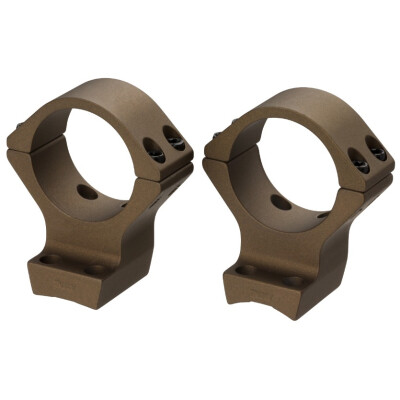 Browning X-Bolt Scope Rings 34mm Tube High Height Burnt Bronze Cerakote