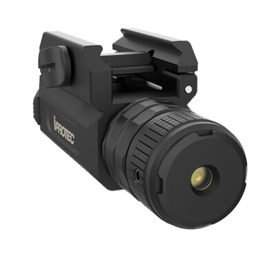 iPROTEC RMLSG Tactical Weapon Laser Sight Green LED 5mW CR123A Battery Rail Mounted Aluminum Black 6569
