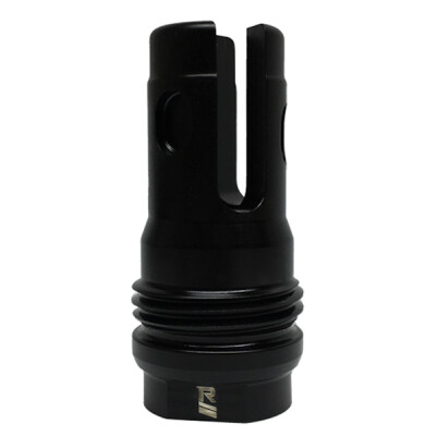 Rugged Suppressors R3 Flash Mitigation System 5.56 Threaded 1/2x28 Dual Taper Lock Compatible Steel Matte Black