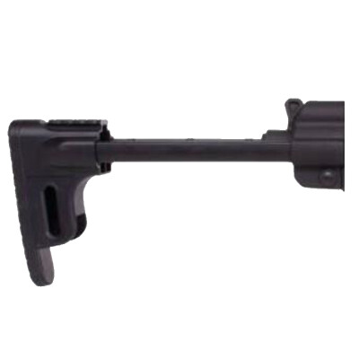 ATI GSG-16 Retractable Stock with Extra Magazine Holder Matte Black
