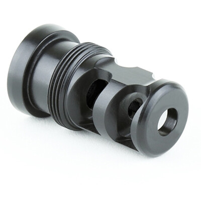 Griffin Armament Taper Mount Paladin 2 Port Brake 7.62mm/.30 Caliber 5/8x24 TPI Stainless Steel Melonite QPQ Finish