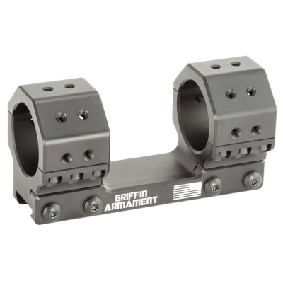 Griffin Armament SPRM 0MOA Scope Mount 30mm Tube 1.1" Height Black