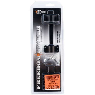 DNZ Products Freedom Reaper Picatinny Rail Mount 30mm Scope Tube Matte Black