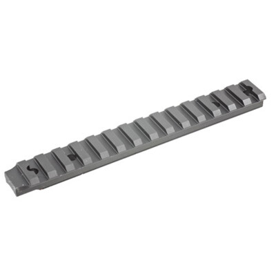 Ruger American Rifle Picatinny Scope Base Rail Long Action Calibers Billet Aluminum Hard Coat Anodized Matte Black