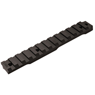 Ruger Precision Rimfire Picatinny Scope Base Rail 0 MOA Elevation Bias Billet Aluminum Hard Coat Anodized Matte Black