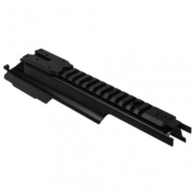 NcStar AK Rail and Micro Dot Mount Receiver Cover Aluminum and Steel Black