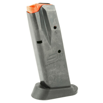 Sarsilmaz SAR USA B6C Factory Magazine 9mm Luger 10 Rounds Metal Black