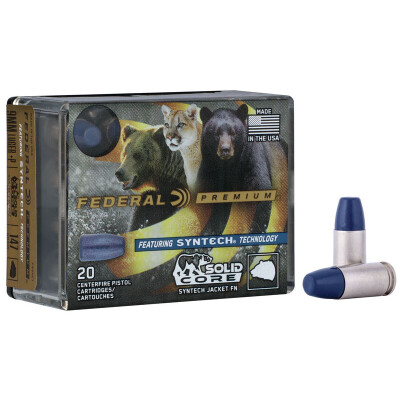 Federal Syntech 9mm Luger +P Ammunition 20 Rounds Solid Core 147 Grain