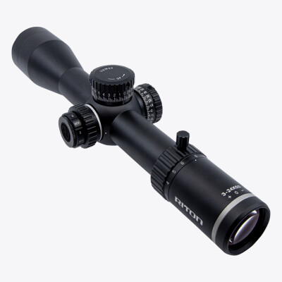 Riton X7 Conquer 3-24x50mm SFP Riflescope Illuminated G7 Reticle 34mm Tube 0.25 MOA Adjustment Side Adjustable Parallax 7C324AFI