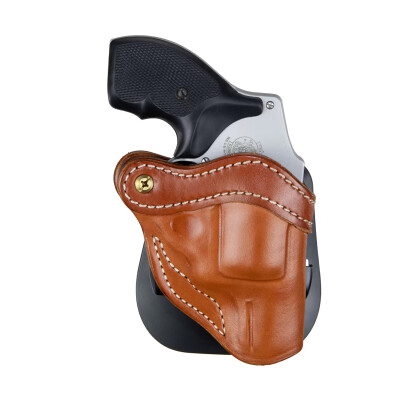 1791 Gunleather Paddle Holster Revolver 1 for S&W J Frame Right Hand Classic Brown Leather