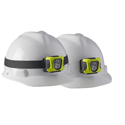 Streamlight Enduro Pro USB Rechargeable Multi-Function Headlamp 200 Lumens 2080 Candela Rubber Hard Hat Strap and 3M Dual Lock Fasteners