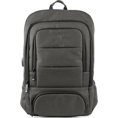 Guard Dog ProShield Flex Double Panel Bulletproof Backpack with Charging Bank Level IIIA Nylon Grey BPGDPSFCH