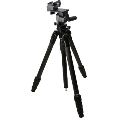 Kopfjager K800 CF Tripod with Reaper ARCA Rail System Shooting Rest Carbon Fiber Tripod Aluminum Mount Black