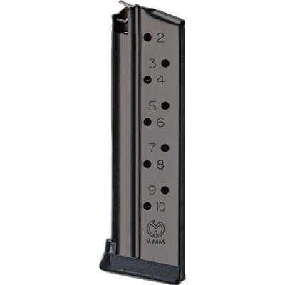 Ruger SR1911 Competition Magazine 9mm Luger 10 Rounds Stainless Steel Black Finish