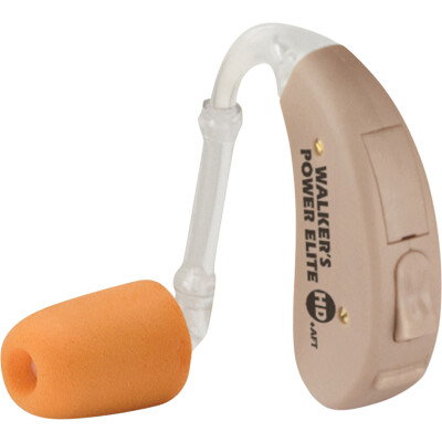 Walkers Game Ear HD Power Elite Electronic BTE Hearing Protection #13 Battery Beige