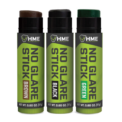 Hunting Made Easy Glare Reducing Sticks Black Brown Dark Green 3 Pack