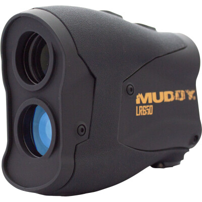 Muddy LR650 Laser Range Finder 7x 24mm Measure to 650 Yards Waterproof Polymer Black