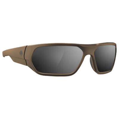 Magpul Radius Eyewear Gray/Silver Mirror Polycarbonate Lens Z87+ and MIL-PRF 32432 Rated TR90NZZ Frame Flat Dark Earth