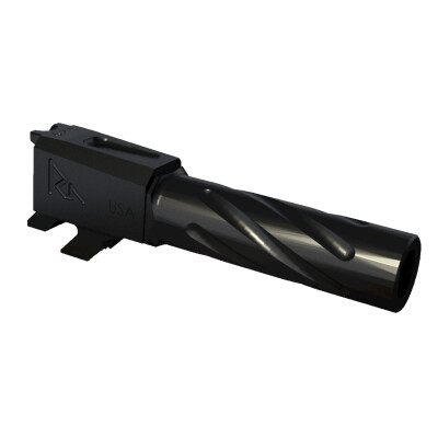 Rival Arms Barrel for S&W Shield Models 9mm Luger Fluted/Non-Threaded 416R Stainless Steel PVD Coating Black Finish