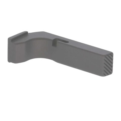 Rival Arms Extended Magazine Release for Glock 17/19/34 Gen 4 Models CNC Machined Aluminum Anodized Clear Natural Finish