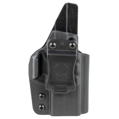 1791 Gunleather Tactical Kydex Multi-Fit IWB Holster for Springfield Hellcat Semi Auto Pistols Right Hand Draw Kydex Black